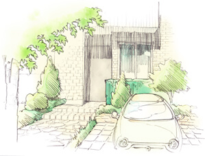 住まう誇りを円須つする独立設計の玄関